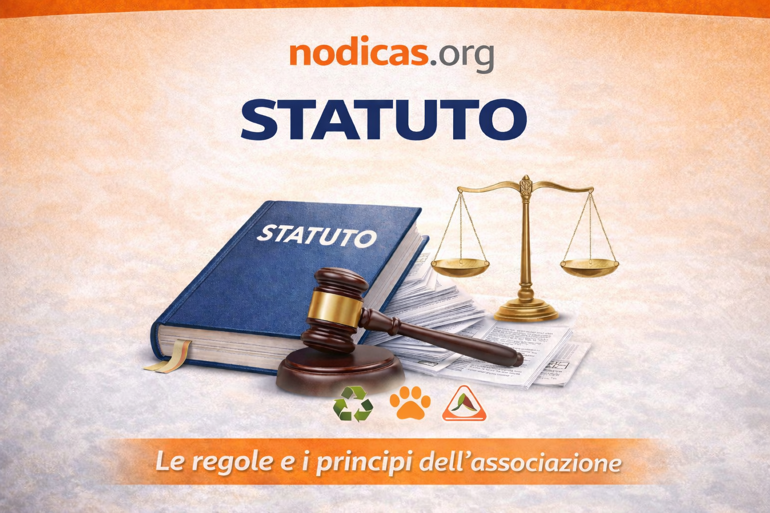 immagine di un libro con la bilancia della legge